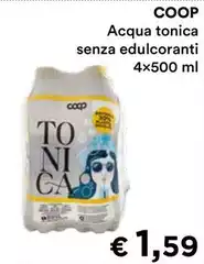 Coop - Acqua Tonica Senza Edulcoranti