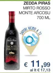 Zedda piras - Mirto Rosso Monte Arcosù