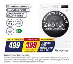 Remoto - F4NX1009NWB Lavatrice 9KQ