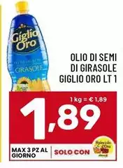 Giglio oro - Olio Di Semi Di Girasole