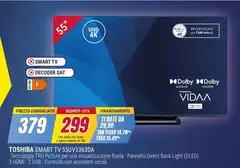Toshiba - Smart Tv 55uv3363dqa