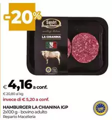 Sandri - Hamburger La Chianina IGP