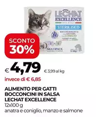 Alimento Per Gatti Bocconcini In Salsa Lechat Excellence