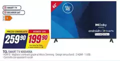 TCL - Smart Tv 40S4400A