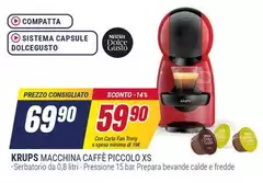 Nescafé - Krups Macchina Caffè Piccolo XS