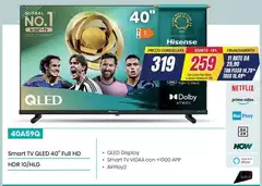 Hisense - Smart Tv Qled 40" Full Hd