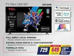 TCL - Tv Mini Led 65