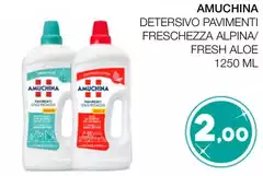 Amuchina - Detersivo Pavimenti Freschezza Alpina/ Fresh Aloe