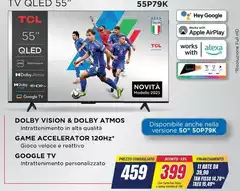 TCL - Tv Qled 55" Qled 55P79K