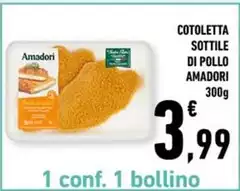Amadori - Cotoletta Sottile Di Pollo
