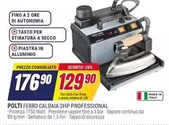 Polti - Ferro Caldaia 2hp Professional