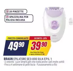 Braun - Epilatore Se3-000 Silk-epil 1