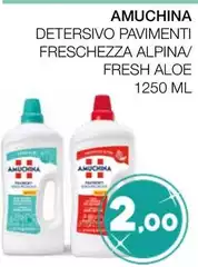 Amuchina - Detersivo Pavimenti Freschezza Alpina/ Fresh Aloe