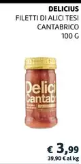 Delicius - Filetti Di Alici Tesi Cantabrico