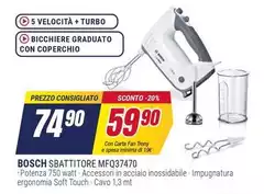 Bosch - Sbattitore MFQ3747O