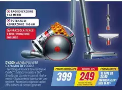 Dyson - Aspirapolvere C/26 Multifloor 2
