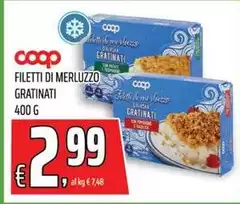Coop - Filetti Di Merluzzo Gratinati
