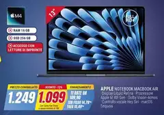 Apple - Notebook Macbook Air