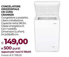 Cranker - Congelatore Orizzontale CR-Co015