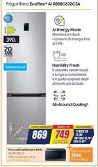 Samsung - Frigorifero Ecoflex AI RB38C672CSA