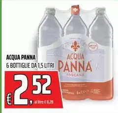 Acqua panna - 6 Bottiglie