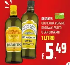 Olio Extra Vergine Di Oliva Classico O San Giovanni