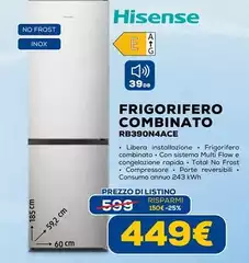 Hisense - Frigorifero Combinato RB390N4ACE
