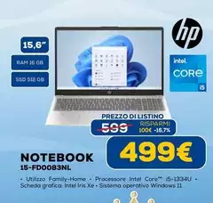 HP - Notebook 15-FD0083NL