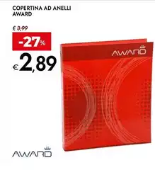 Award - Copertina Ad Anelli