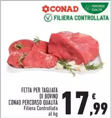 Conad - Fetta Per Tagliata Di Bovino Percorso Qualità