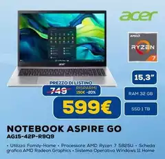 Acer - Notebook Aspire Go