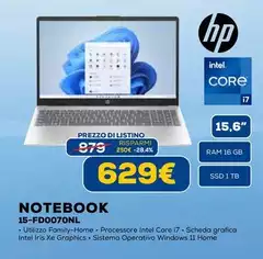 HP - Notebook 15-FD0070NL