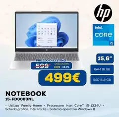 HP - Notebook 15-Fd0083NL