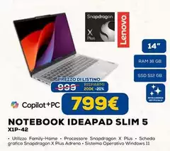 Lenovo - Notebook Ideapad Slim 5 X1-P-42