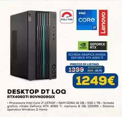 Lenovo - Desktop Dt Loq Rtx4060ti 90vh009gix