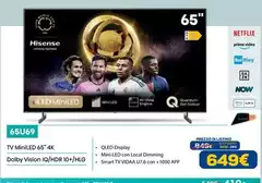 Hisense - Tv Miniled 65" 4k
