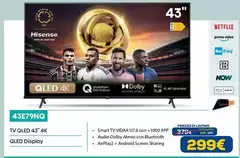 Hisense - Tv Qled 43" 4k Qled Display