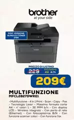 Brother - Multifunzione MFCL282DWRE 1