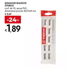 Stabilo - Gommaine Bianche