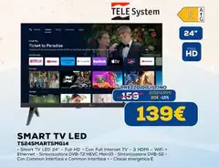 Telesystem - Smart Tv Led Ts24smartsm614