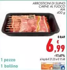 Aia - Arrosticini Di Suino Carne Al Fuoco