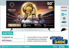 Hisense - Tv Qled 50" 4k Qled Display