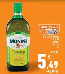 Monini - Olio Extra Vergine Di Oliva
