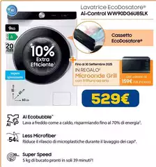 Samsung - Lavatrice Ecoodosatore AI Control WW90DG6U85LK