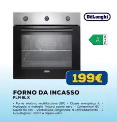 De Longhi - Forno Da Incasso FLM 6L X