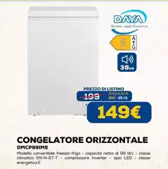 Daya - Congelatore Orizzontale DMC9911ME