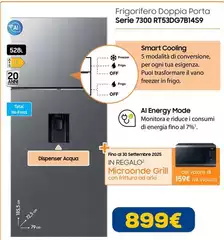 Samsung - Frigorifero Doppia Porta Serie 7300 RT53DG7B14S9