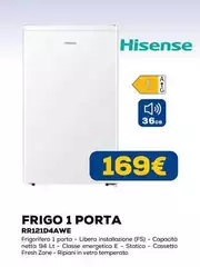 Hisense - Frigo 1 Porta R1212144awe
