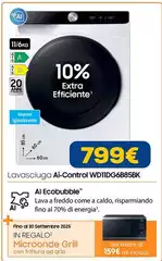 Samsung - Lavasciuga Ai-control WD11DG6B85BK