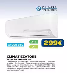 Olimpia splendid - Climatizzatore Aryal SIE 10 C